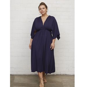 RACHEL PALLY | Black Caftan Short - Midi Dress E44